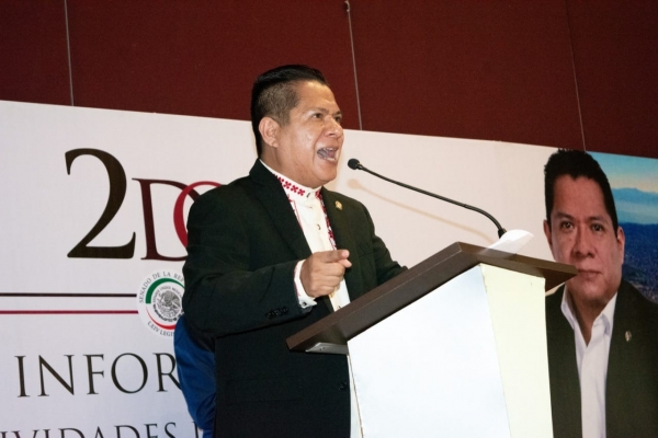 Cumple el Senador de México Casimiro Méndez Ortiz con 2o informe legislativo