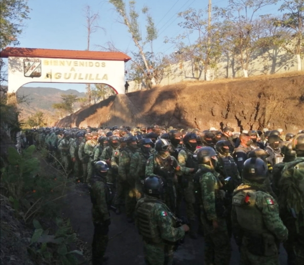 Ejército Mexicano fortalece el estado de derecho en 43 localidades de Michoacán