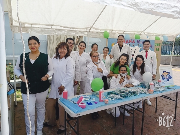 Prevenir enfermedades bucales por la UMF 76 del IMSS, en la Semana Nacional de Salud Bucal 2019