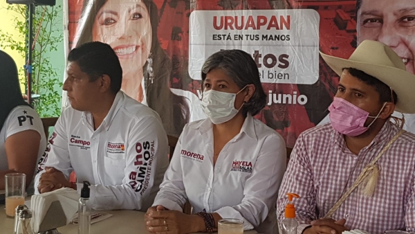 Hay unidad y compromiso por Uruapan: Mayela Salas