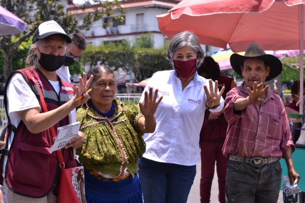 Hay aceptación al proyecto de nación y de Mayela Salas para Uruapan