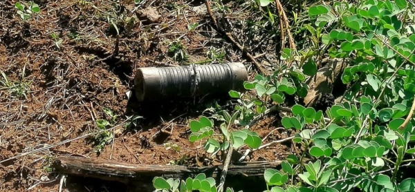 Aseguran artefacto explosivo, en Tepalcatepec