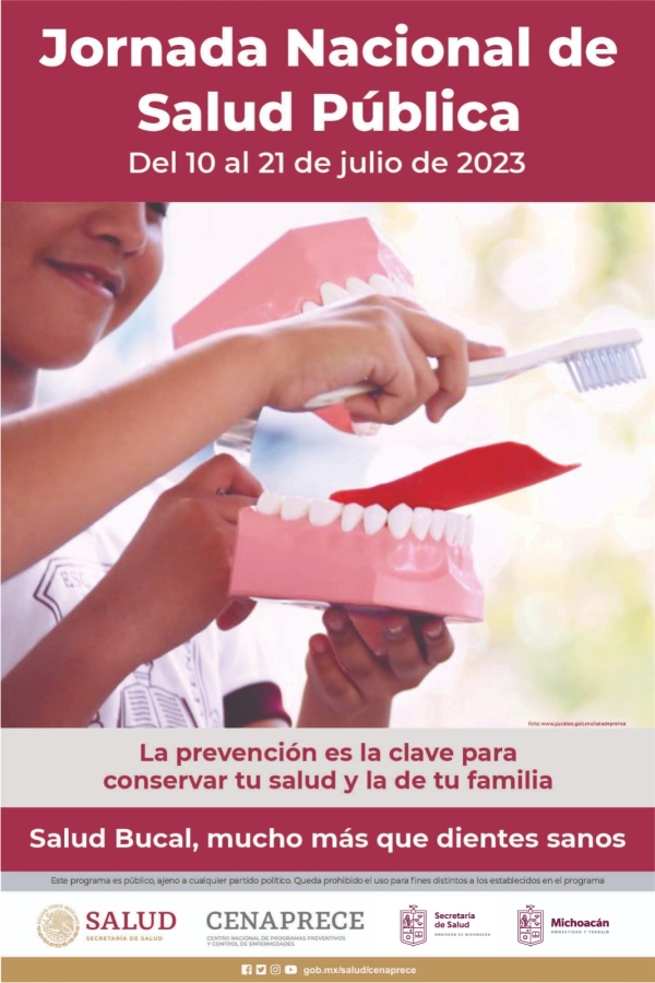 Michoacán dará 300 mil atenciones gratuitas de salud bucal en Jornada Nacional