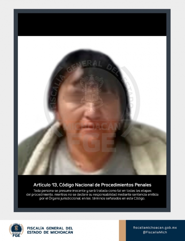 Mujer mata a su nieto en Uruapan, ya fue detenida por la FGE