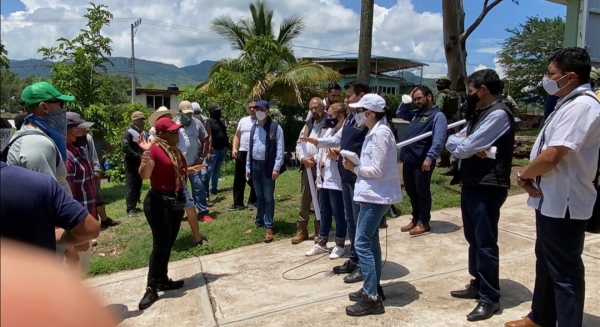 CNDH participa en mesa de diálogo entre autoridades del gobierno federal y pobladores de Aguililla