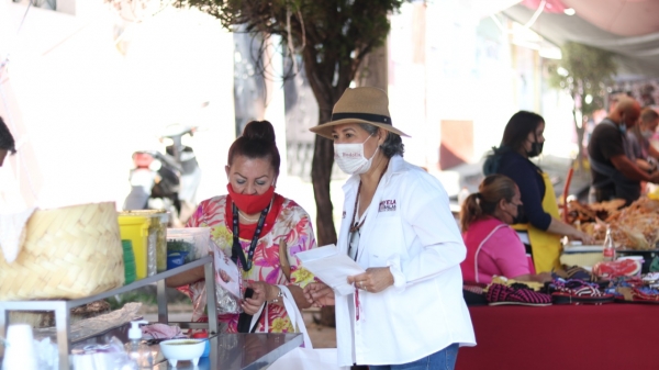 Votar todo por Morena para cumplir el propósito de la 4T en Michoacán: Mayela Salas