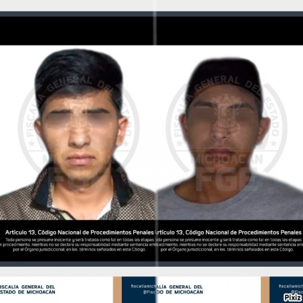 En Uruapan, asegura FGE a tres personas en posesión de narcótico