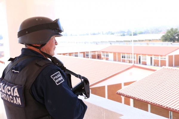 Con 11 cuarteles de policía, Michoacán combate a la delincuencia