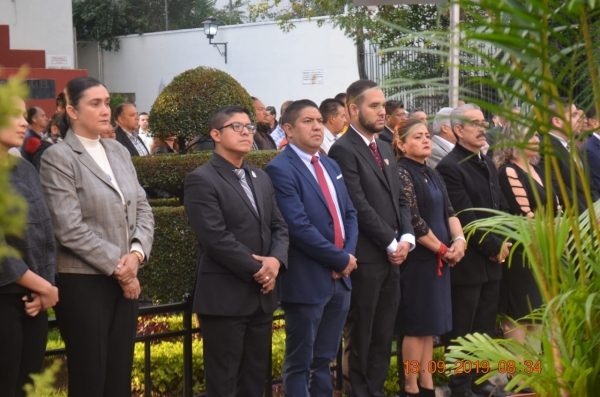El diputado Francisco Cedillo solemne a la heroica gesta de los Niños Héroes