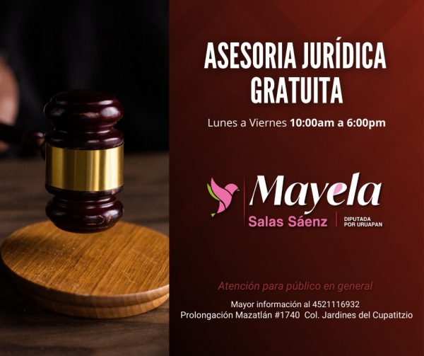 Asesoría jurídica gratuita en la Casa Enlace de Mayela Salas