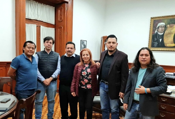 Rosario Piedra y Asociación de Periodistas Desplazados y Agredidos se reúnen; develan trabajo conjunto para este 2020