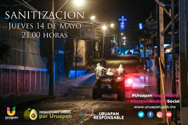 Quinta Jornada de Sanitización en Uruapan