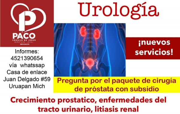 Urología, nuevo servicio en la Casa Enlace del legislador Paco Cedillo