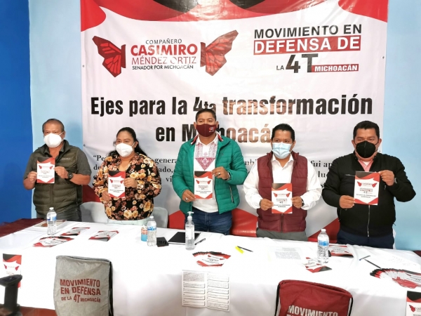 Impulsa Casimiro Méndez programa con 10 ejes para la 4ta Transformación en Michoacán