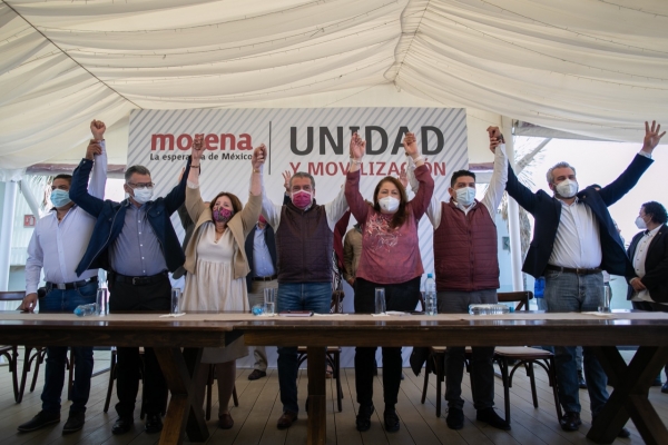Diputados federales y locales de MORENA respaldan a Raúl Morón
