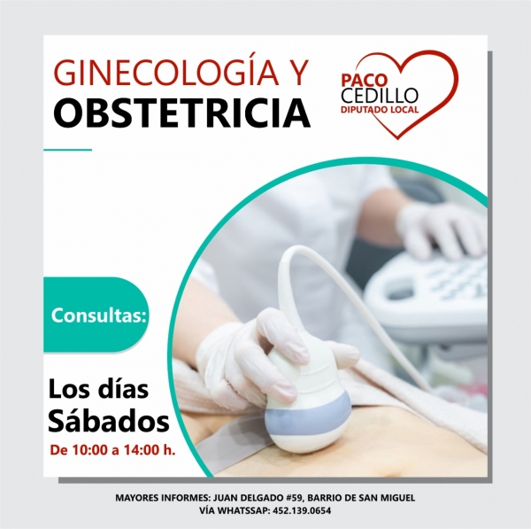 En apoyo a las familias atención de Ginecología y Obstetricía