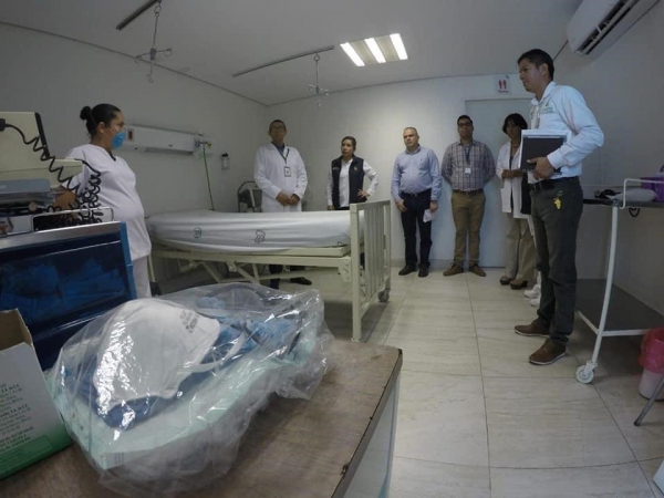 Supervisa IMSS instalación de triage Respiratorios en hospitales de Michoacán