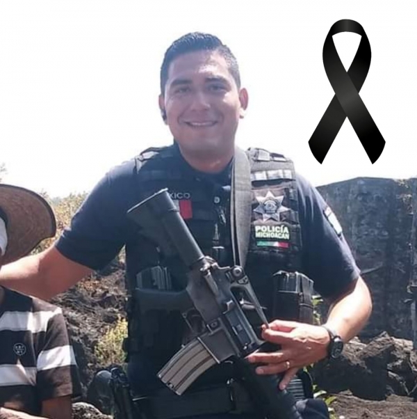 Muere en cumplimiento de su deber Osberto Noé Alcántar Herrera &quot;El Cachorro&quot;, tras balacera en Uruapan