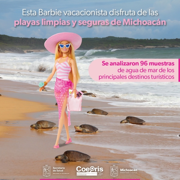 Barbie ¡este verano visita las playas de Michoacán!