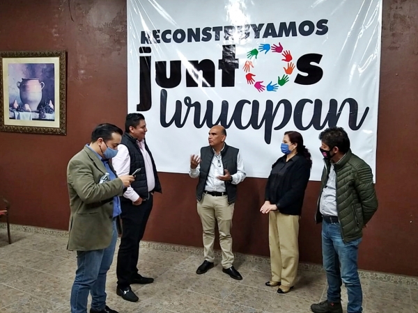 El reto es reconstruir Uruapan, pero sólo juntos lo podremos lograr: Rafa Ortiz