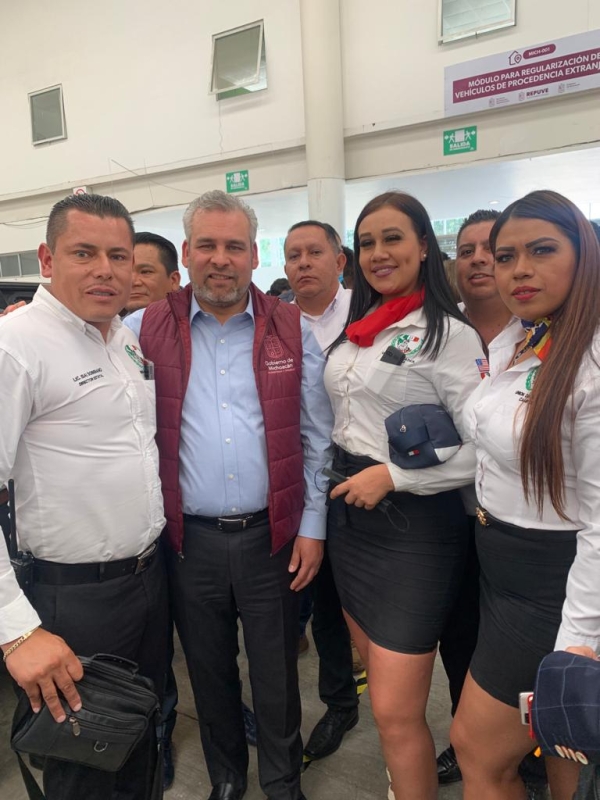 Abren la legalización de autos extranjeros en Michoacán participa la UDC con el Gobernador de Michoacán Alfredo Ramírez Bedolla