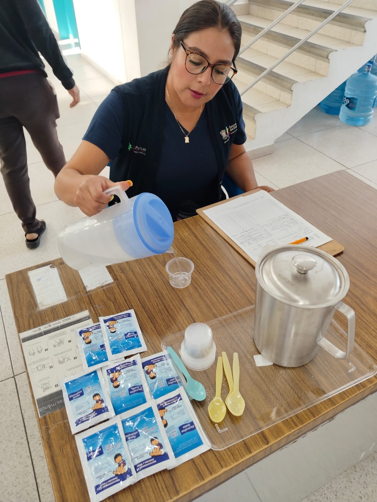 Centro de salud de Uruapan cuenta con módulo de hidratación permanente